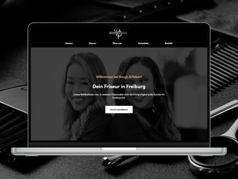 Webseite von Baugh & Polsant