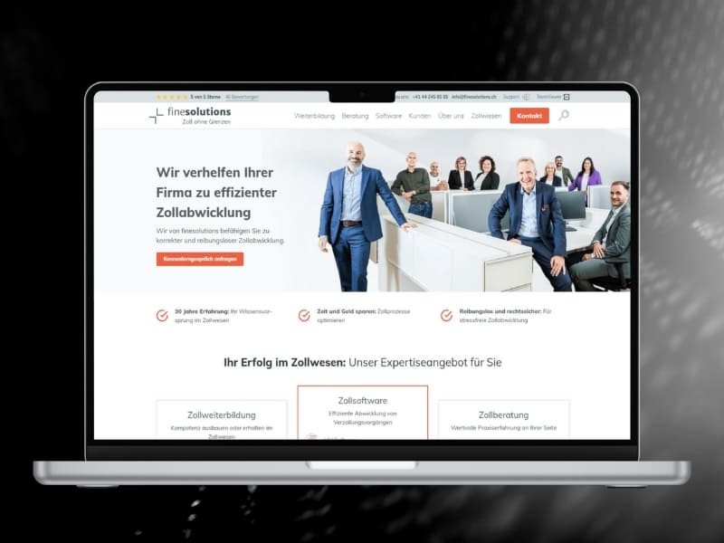 website von FineSolutions