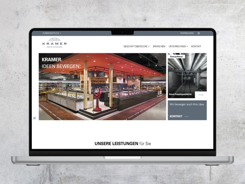Website von KRAMER