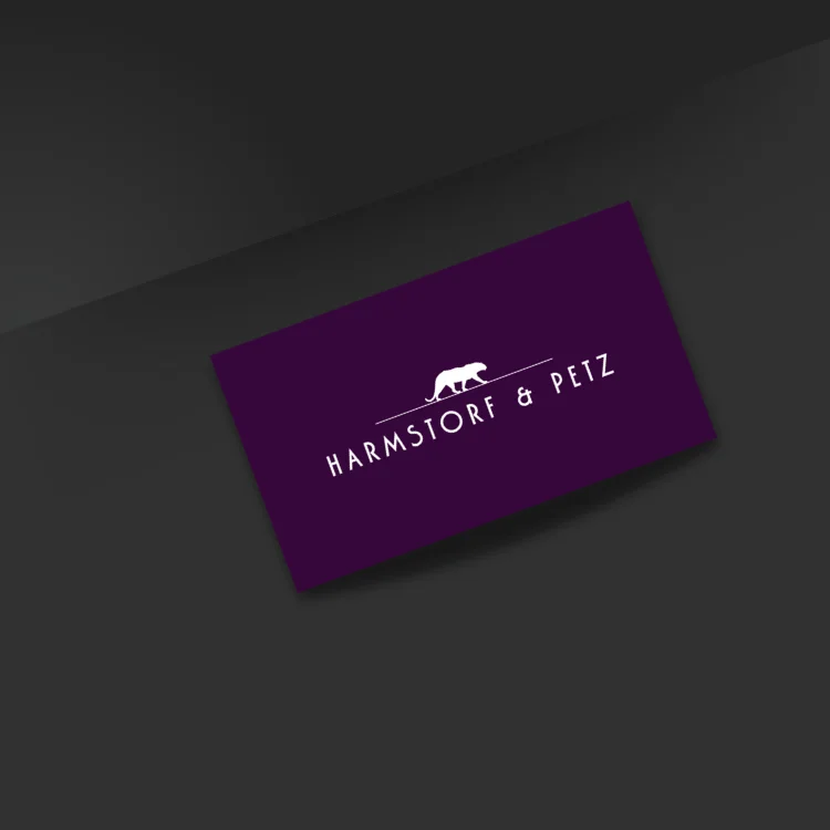 Mockup einer Visitenkarte