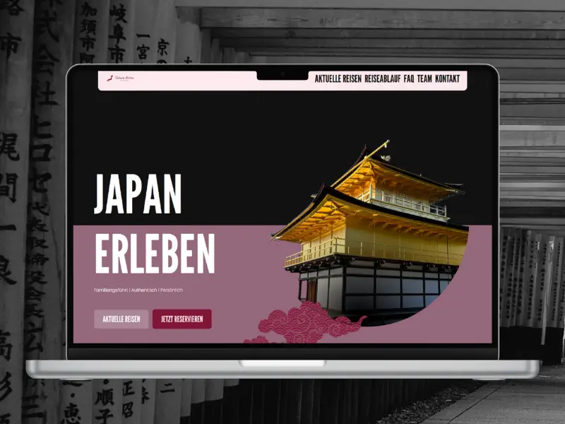 Webdesign von Sakurareisen