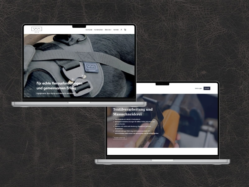 Webdesign für Yvaactive und BT Schneiderei